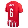 Camisola Atlético Madrid Koke 6 Homen Equipamento 1ª 23/24